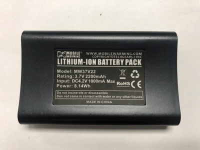 Mobile Warming Performance Heated Socks battery